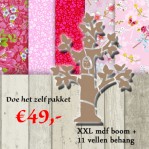 XXL MDF BOOM - doe-het-zelf pakket PIP roze